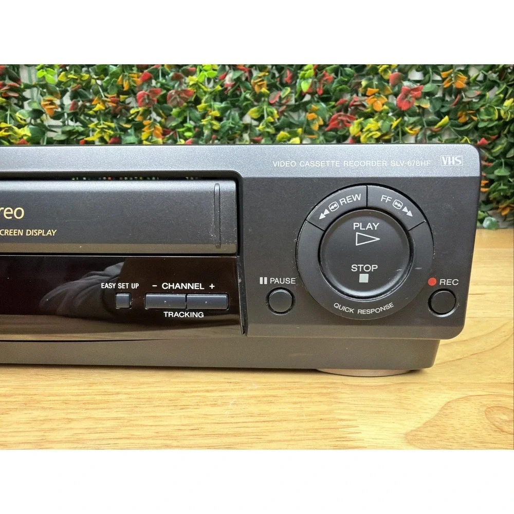 Sony SLV-678HF 4 Head Hi-Fi VHS VCR Player Recorder‎ Vintage TESTED NO REMOTE